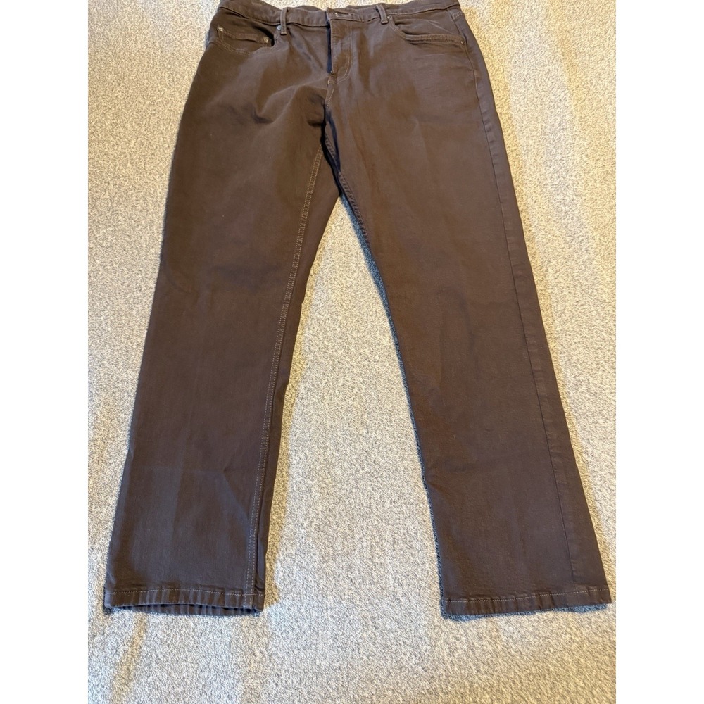 Men's Red‎ Ale By Alesbury  Black Straight  Jeans 38x32